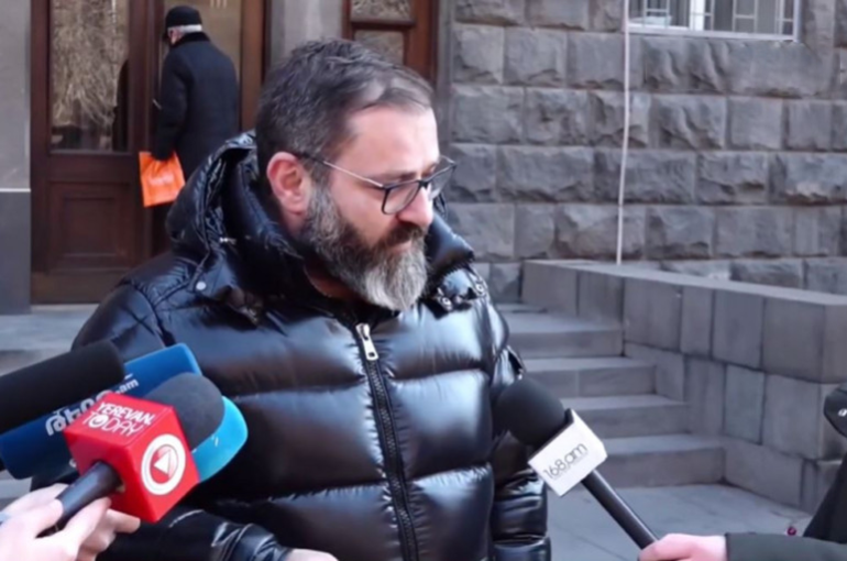 Armenian opposition activist charged over ‘public call for violence’