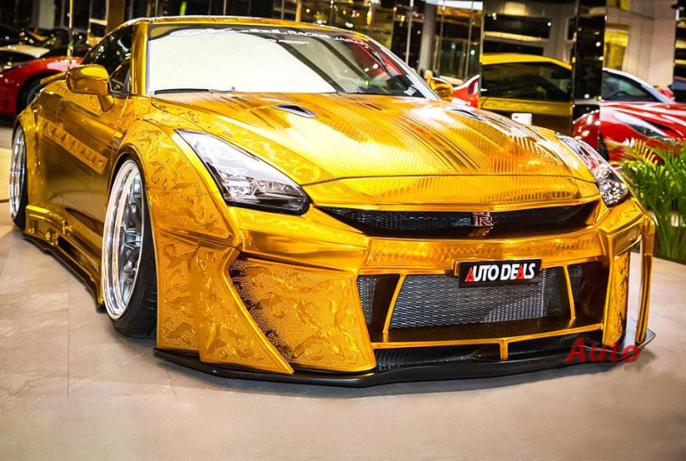 Վաճառքի է հանվել 900 ձիաուժ հզորությամբ Nissan GT-R «ոսկեպատ» սպորքարը (լուսանկարներ)