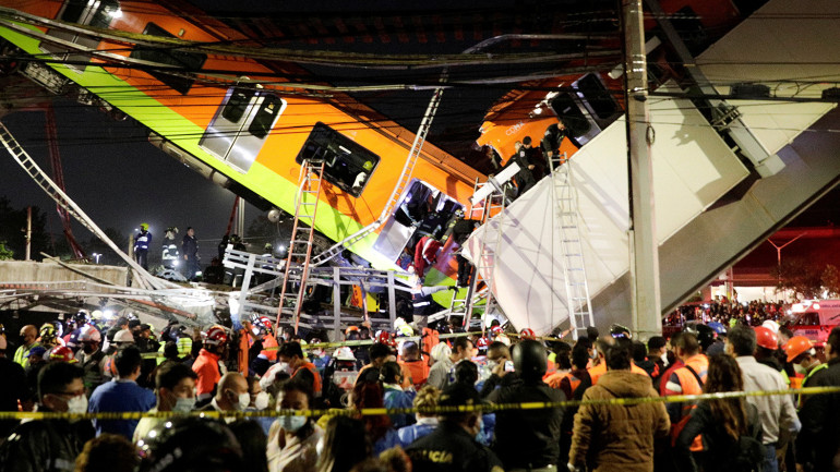 Մեխիկոյում մետրոկամրջի փլուզման հետևանքով զոքհերի թիվը հասել է 20-ի. հոսպիտալացվել է 34 մարդ (տեսանյութ)