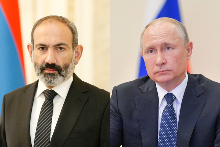 Փաշինյանը ցավակցել է Պուտինին Կազանում տեղի ունեցած ողբերգության կապակցությամբ