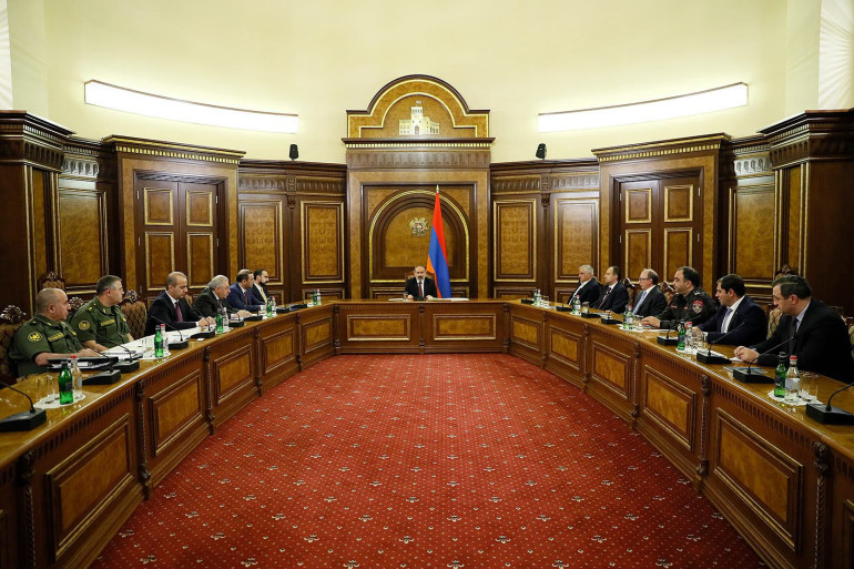 Փաշինյանի գլխավորությամբ Անվտանգության խորհրդի նիստ է տեղի ունենում