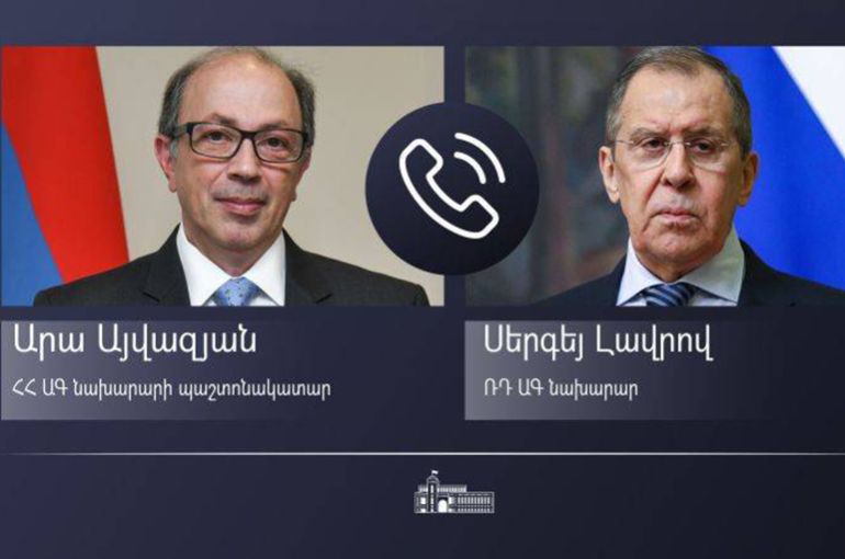 Լավրովի հետ հեռախոսազրույցի ընթացքում ՀՀ ԱԳ նախարարը տեղեկացրել է պետական սահմանին միջադեպի մասին