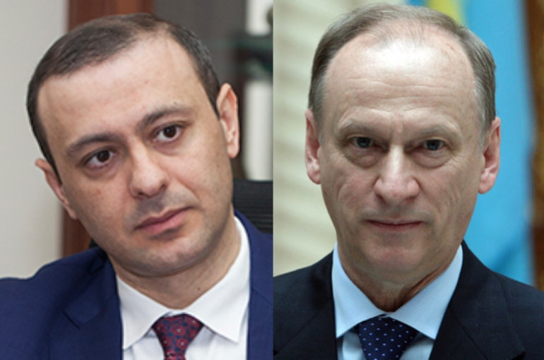 Արմեն Գրիգորյանը Նիկոլայ Պատրուշևի հետ զրուցել է հայ-ադրբեջանական սահմանին ստեղծված իրավիճակի մասին