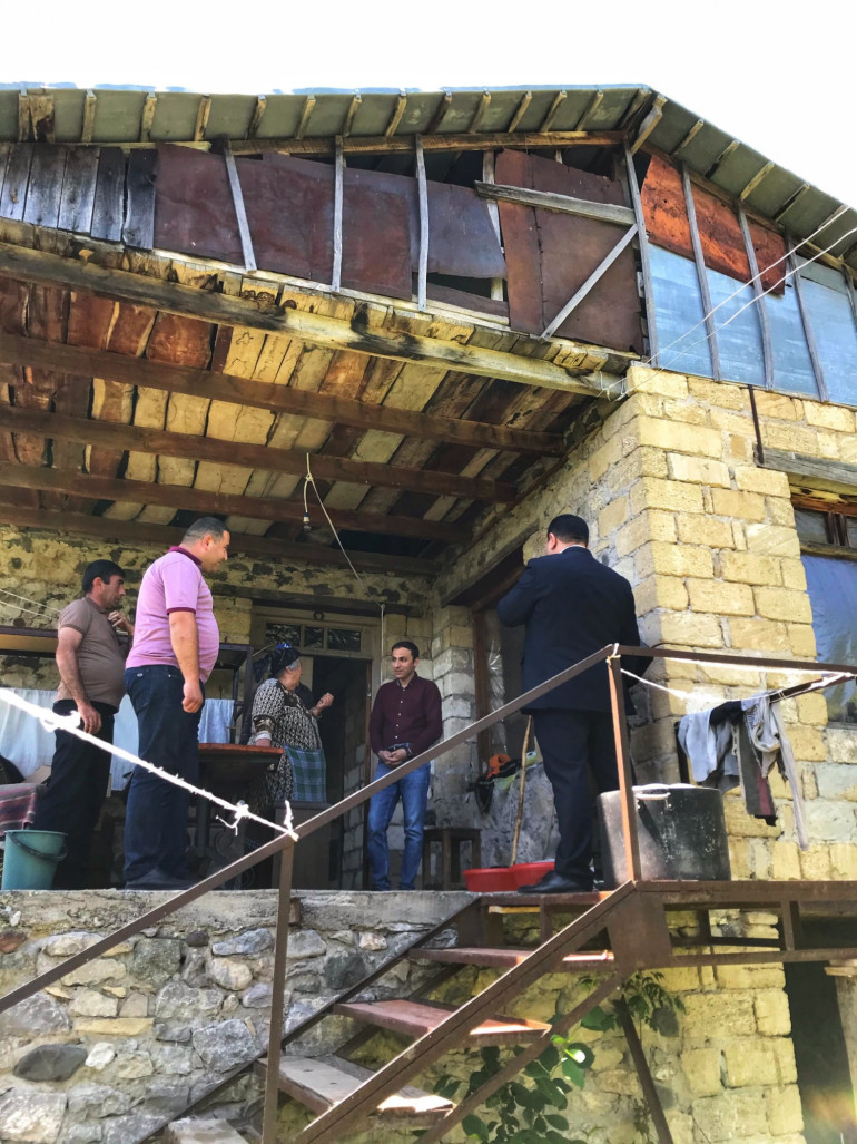 Արցախի ՄԻՊ-ը այցելել է Արցախի օկուպացված տարածքներից տեղահանված անձանց