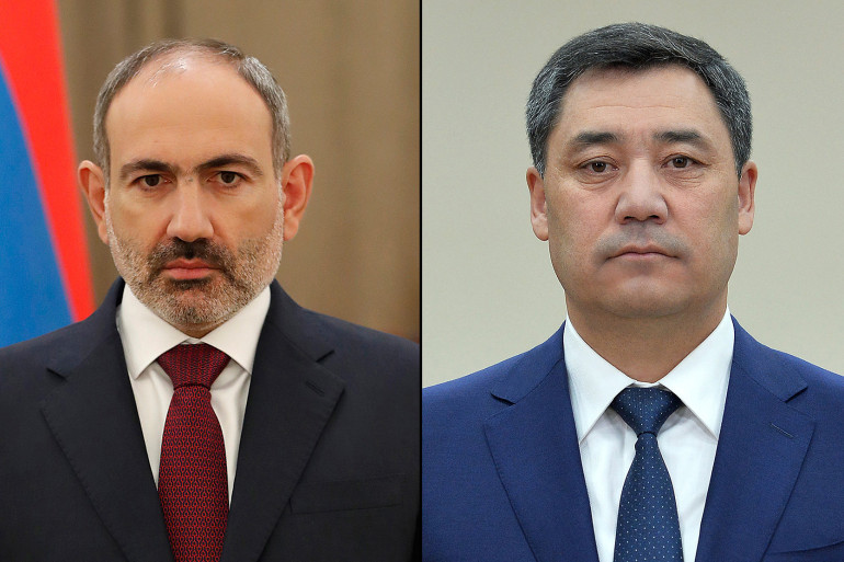 Նիկոլ Փաշինյանը հեռախոսազրույց է ունեցել Ղրղզստանի նախագահի հետ․ կողմերը քննարկել են հայ-ադրբեջանական սահմանին ստեղծված իրավիճակը