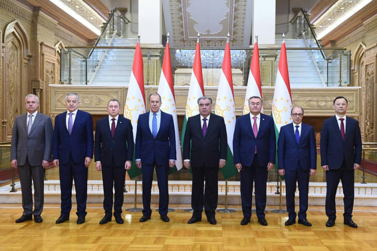 ՀԱՊԿ անդամ-պետությունների պատվիրակությունների ղեկավարները և ՀԱՊԿ Գլխավոր քարտուղարը հանդիպել են Տաջիկստանի նախագահի հետ