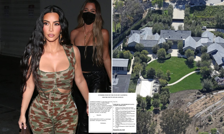 Kim Kardashian is sued by seven former domestic employees who worked at her $60M mansion