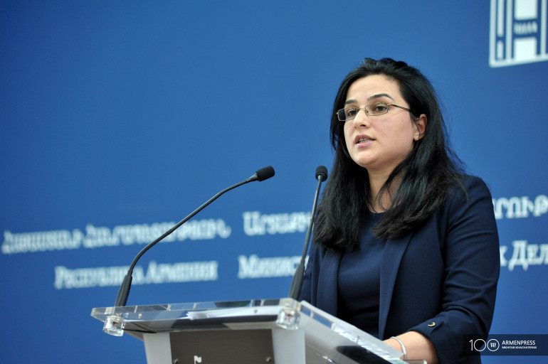 Այլևս չեմ կատարում ԱԳՆ մամուլի քարտուղարի պարտականությունները․ Աննա Նաղդալյան