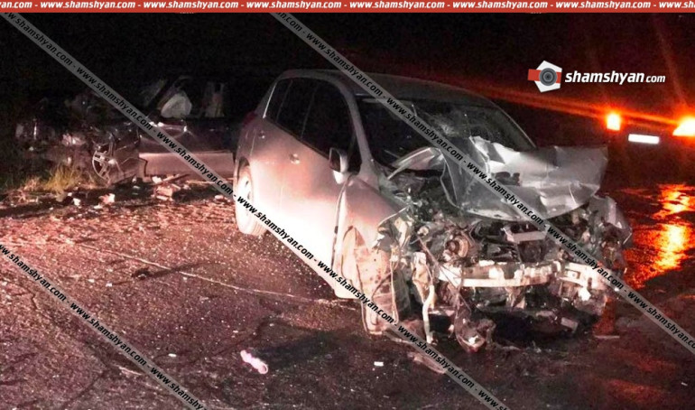 Ավտովթար Արագածոտնի մարզում. բախվել են Mercedes-ն ու Nissan-ը. վարորդները տեղափոխվել են հիվանդանոց. Shamshyan.com