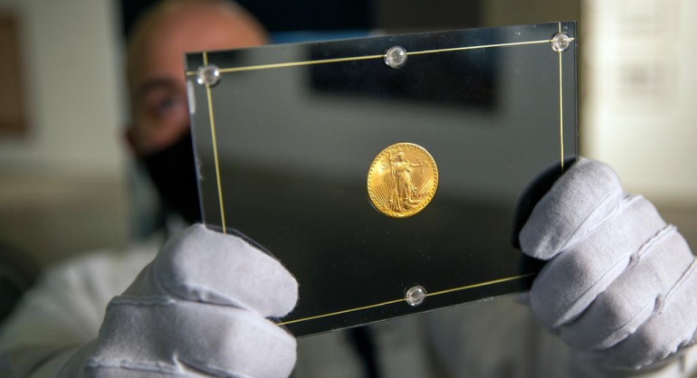 Double Eagle coin sells for record-breaking $19.5 million in US Double Eagle coin sells for record-breaking $19.5 million in US