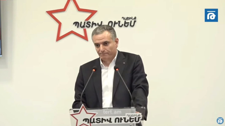 «Պատիվ ունեմ» դաշինքի ներկայացուցիչ Արտակ Զաքարյանի ասուլիսը (տեսանյութ)