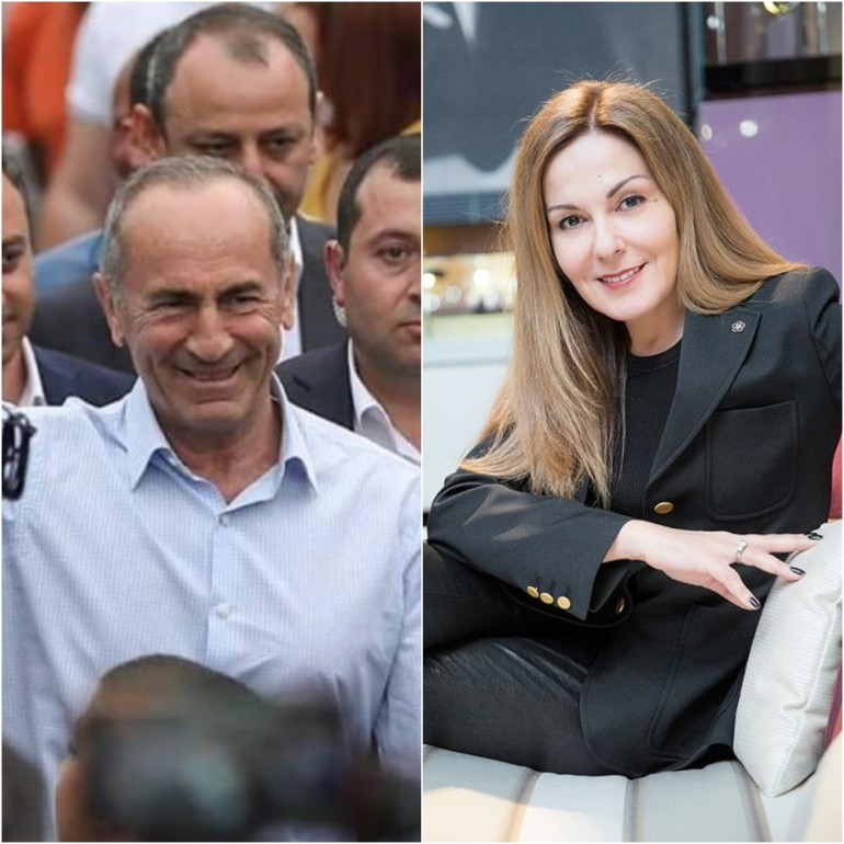 «Այսօր միայն Ռոբերտ Քոչարյանն ու իր թիմը կարող են վերադարձնել մեզնից խլված արժանապատվությունը, մաքրել մեր երկիրը կեղտից, պաշտպանել մեր սահմանները». Սաթի Սպիվակովա