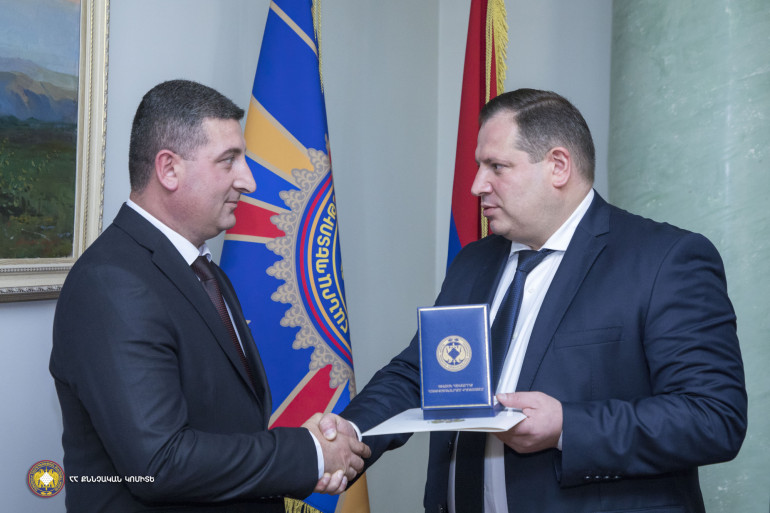 ՔԿ նախագահը Գեղարքունիքի մարզպետին պարգևատրել է «Համագործակցության համար» մեդալով