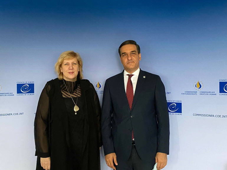 ՀՀ ՄԻՊ-ը ԵԽ մարդու իրավունքների հանձնակատարին է ներկայացրել գերիների վերադարձի հրատապության ու սահմանային բնակիչների իրավունքների խախտումների հարցերը