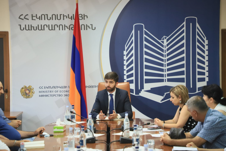 Էկոնոմիկայի նախարարությունը կազմակերպել է քննարկում ոռոգման համակարգի արդյունավետության բարձրացման խնդիրների վերաբերյալ