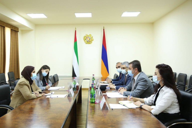 Հայկ Չոբանյանը ՀՀ-ում ԱՄԷ-ի դեսպանության գործերի ժամանակավոր հավատարմատարի հետ քննարկել է բարձր տեխնոլոգիական արդյունաբերության ոլորտին առնչվող հարցեր