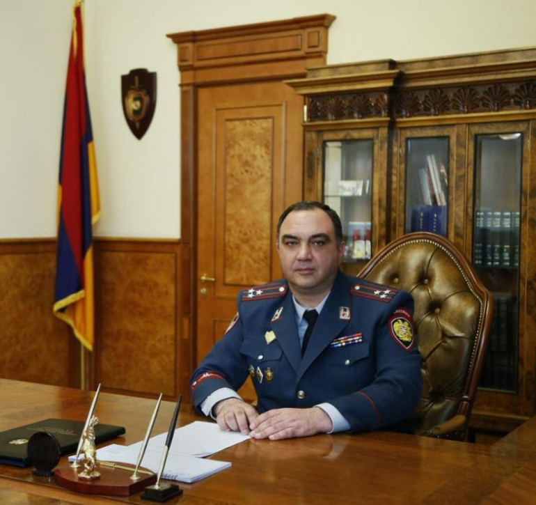 Վահե Ղազարյանը մի շարք նոր նշանակումներ է արել Ոստիկանության տարբեր բաժիններում