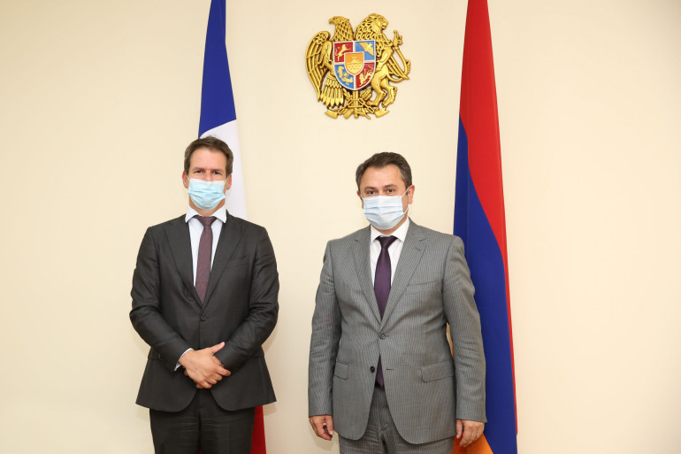 Հայկ Չոբանյանը և ՀՀ-ում Ֆրանսիայի դեսպանը քննարկել են բարձր տեխնոլոգիական արդյունաբերության ոլորտի մի շարք առանցքային հարցեր