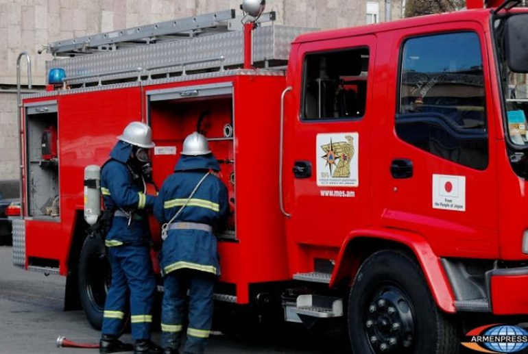 Հրդեհ՝ Երևանի Կորյուն փողոցում գտնվող հնդկական ռեստորանում