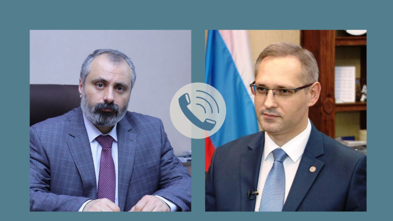 Արցախի արտգործնախարարը հեռախոսազրույց է ունեցել Մերձդնեստրի արտգործնախարարի հետ Արցախի արտգործնախարարը հեռախոսազրույց է ունեցել Մերձդնեստրի արտգործնախարարի հետ