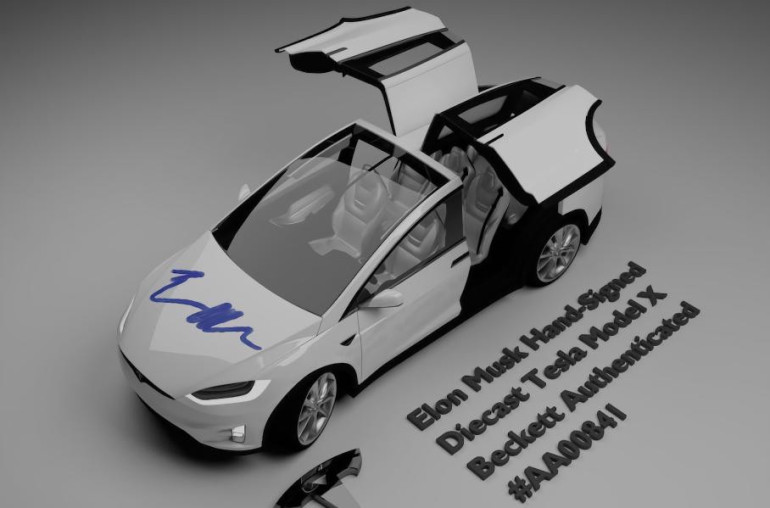 Իլոն Մասկի ինքնագրով խաղալիք Tesla-ն կվաճառվի աճուրդով