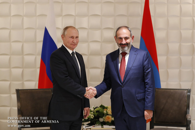 Կայացել է Պուտին-Փաշինյան հետախոսազրույց. քննարկվել են տարածաշրջանում ստեղծված իրավիճակը և դրա կայունացմանն ուղղված միջոցառումները. Կրեմլ Կայացել է Պուտին-Փաշինյան հետախոսազրույց. քննարկվել են տարածաշրջանում ստեղծված իրավիճակը և դրա կայունացմանն ուղղված միջոցառումները. Կրեմլ