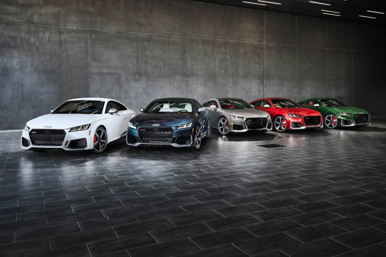Audi-ն ներկայացրել է TT RS «գերհզոր» սպորտային մոդելի հատուկ տարբերակը՝ գունավորման յուրահատուկ տարբերակներով (լուսանկարներ)