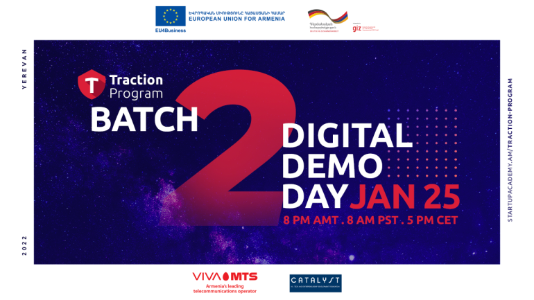 «Traction» ծրագիրը կներկայացնի 8 ընկերություններ առցանց Դեմո օրվա ընթացքում