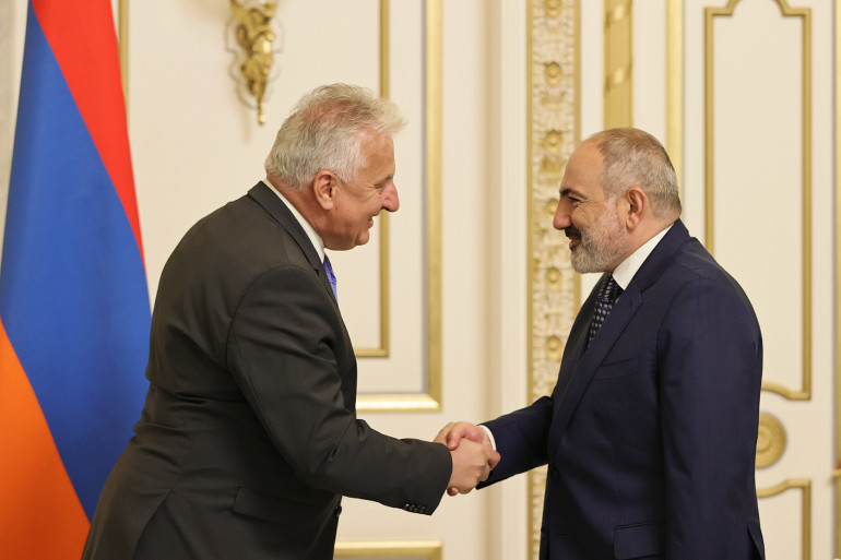 Փաշինյանն ընդունել է Հունգարիայի փոխվարչապետին և գոհունակություն հայտնել դիվանագիտական հարաբերությունների վերականգնման կապակցությամբ