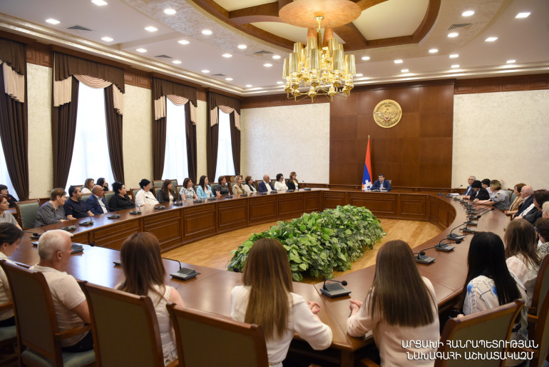 Արցախի նախագահը շարունակում է հանդիպումները հանրության տարբեր շրջանակների հետ