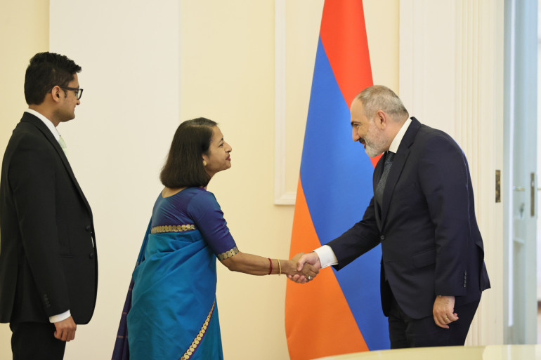 Փաշինյանն ընդունել է ՀՀ-ում Հնդկաստանի նորանշանակ դեսպանին