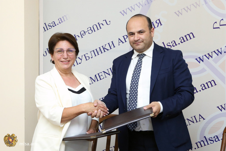Երեխաների հիմնահարցերի ոլորտում համագործակցության համաձայնագիր է ստորագրվել ԱՍՀ նախարարության և ՀՕՖ-ի «Երեխաների պաշտպանության կենտրոն»-ի միջև