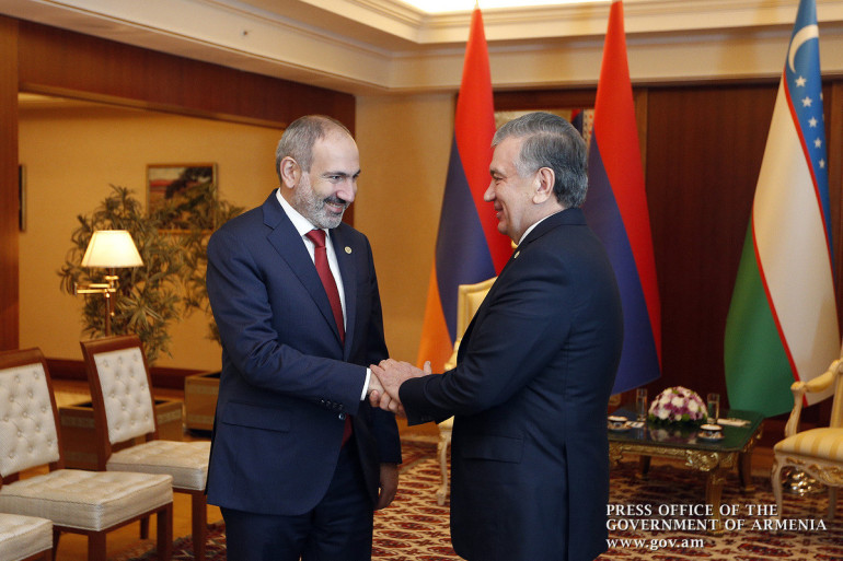 Փաշինյանը շնորհավորական ուղերձ է հղել Ուզբեկստանի նախագահին