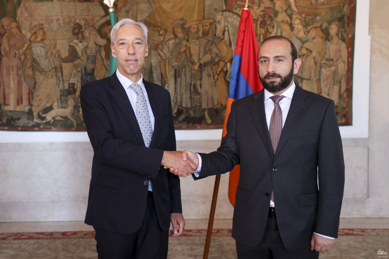 Միրզոյանը պորտուգալացի գործընկերոջը ներկայացրել է Հայաստան-Ադրբեջան հարաբերությունների կարգավորման գործընթացի վերջին զարգացումները