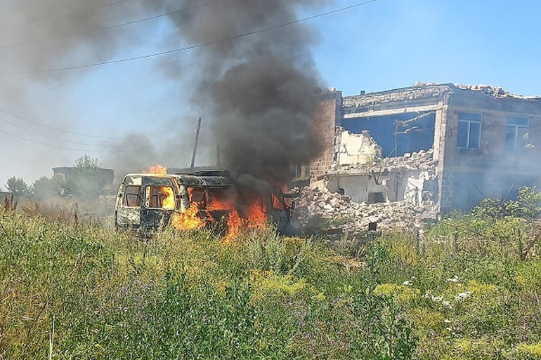 Հրազդան քաղաքում «GAZelle» է այրվել