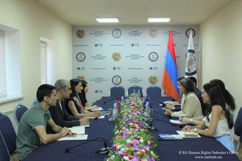 ԵԽ երևանյան գրասենյակի պատվիրակության հետ հանդիպմանը ՄԻՊ-ը անդրադարձել է անհայտ կորած, գերեվարված անձանց պաշտպանությանը