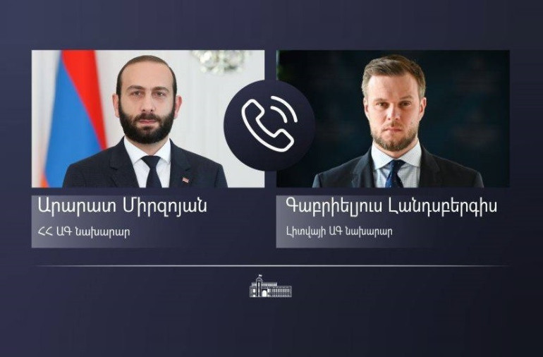 Արարատ Միրզոյանը Լիտվայի ԱԳ նախարարին է ներկայացրել ԼՂ-ում ստեղծված իրավիճակն ու ահագնացող հումանիտար ճգնաժամը