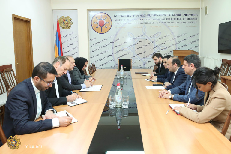 Նախարար Նարեկ Մկրտչյանն Իրանի դեսպանի հետ քննարկել է համագործակցության զարգացման հեռանկարներն ու հնարավորությունները