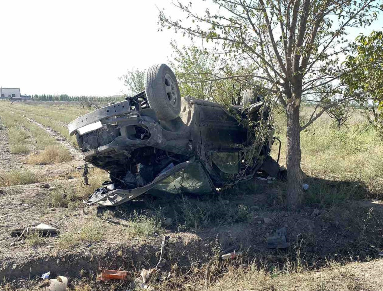 Ոսկեհատ գյուղում «Mercedes»-ը շրջվել դաշտամիջյան հատվածում․ կա զոհ