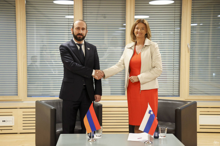 Արարատ Միրզոյանը Սլովենիայի ԱԳ նախարարին ներկայացրել է Լեռնային Ղարաբաղում խորացող հումանիտար ճգնաժամը