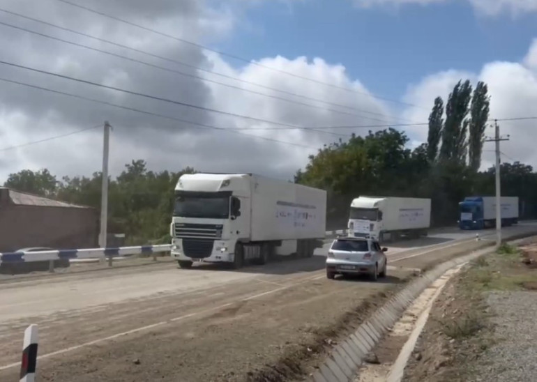 Ֆրանսիայի մարդասիրական օգնությունը հասավ Կոռնիձոր՝ Լաչինի միջանցքի սկիզբ