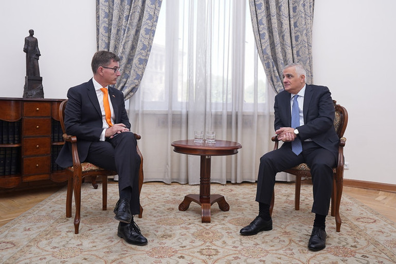 Մհեր Գրիգորյանը և Նիդերլանդների դեսպանը մտքեր են փոխանակել տարածաշրջանային զարգացումների շուրջ