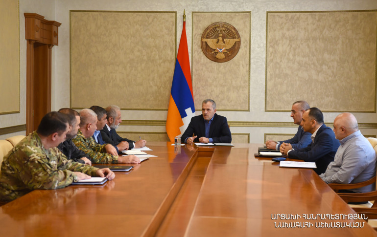 ԱՀ նախագահի մոտ խորհրդակցության օրակարգում Արցախի լիակատար շրջափակման հետևանքով ստեղծված իրավիճակն էր և դրա հաղթահարման մեխանիզմները