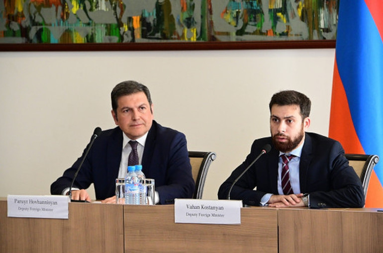 ՀՀ ԱԳ փոխնախարարները հանդիպումներ են ունեցել ՄԱԿ ԱԽ անդամ երկրների՝ ՀՀ-ում հավատարմագրված դեսպանների հետ
