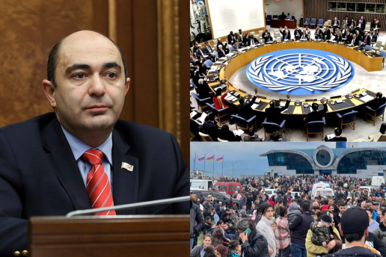 ՄԱԿ-ի ԱԽ այսօրվա նիստում կլինի՞ որևէ որոշում այս մարդկանց պաշտպանելու, իրենց տներում ապրելու հիմնարար իրավունքը վերականգնելու վերաբերյալ, թե՞ ոչ. Մարուքյան