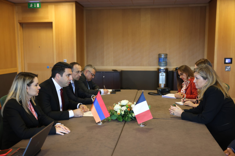 Ֆրանսիան հայ ժողովրդի և Հայաստանի իրական դաշնակիցն է. Ալեն Սիմոնյանը՝ Ֆրանսիայի ԱԺ նախագահին