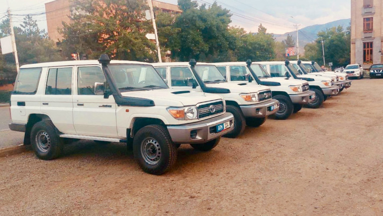 Հայաստանում ԵՄ առաքելությունը 11 ավտոմեքենայով համալրել է ավտոպարկը՝ ուժեղացնելու պարեկային գործունեությունը