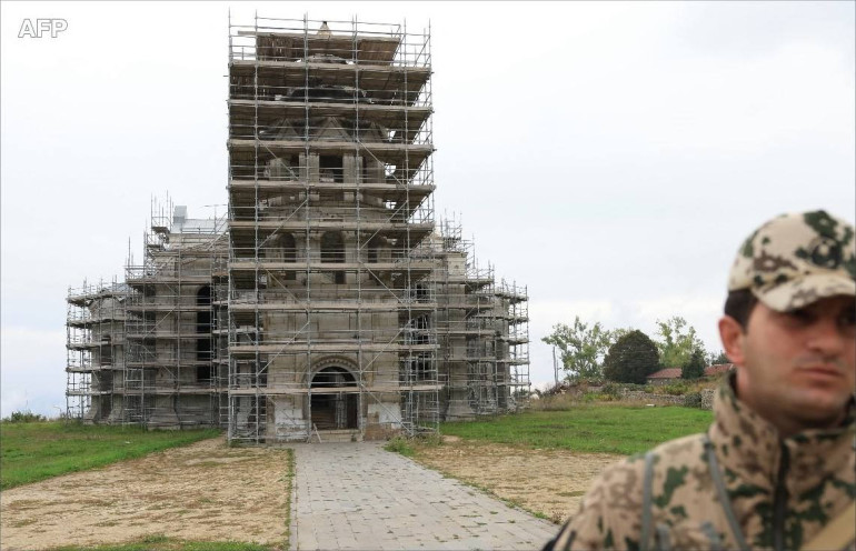 Շուշիի Սուրբ Ղազանչեցոցն այսօր (լուսանկարներ)