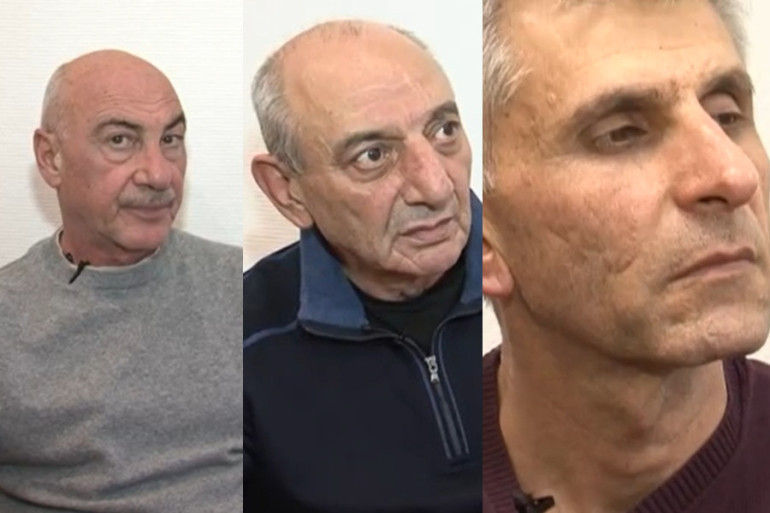 Ադրբեջանը հրապարակել է Բակո Սահակյանի, Արկադի Ղուկասյանի և Դավիթ Իշխանյանի ձերբակալման կադրերը (տեսանյութ)