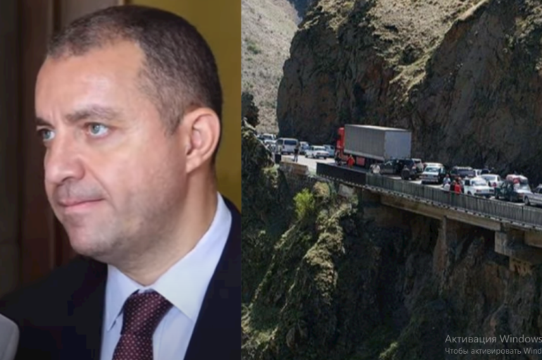 Չէի ասի, որ այստեղ որևէ քաղաքական ենթատեքստ կա. Վահան Քերոբյանը՝ Լարսում կուտակված բեռնատարների մասին (տեսանյութ)